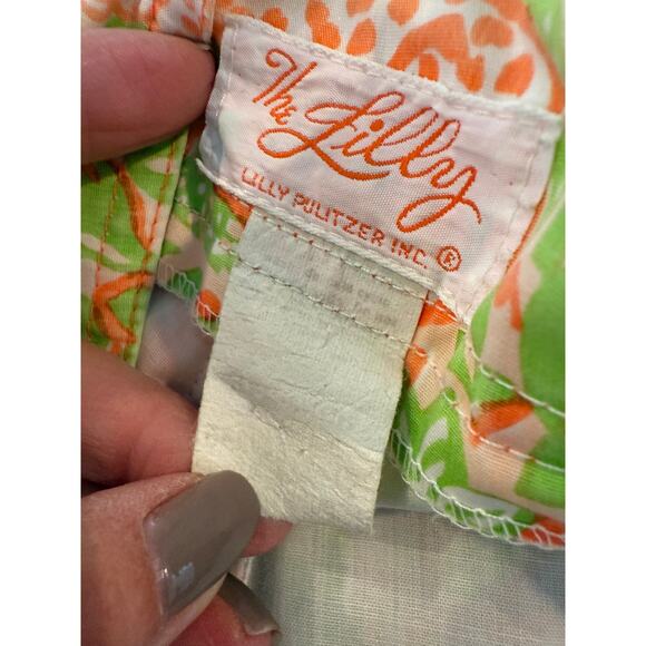 Vintage 60s 70s The Lilly Lilly Pulitzer Flare Leg Pants Green Tiger Owl Print - Picture 10 of 13